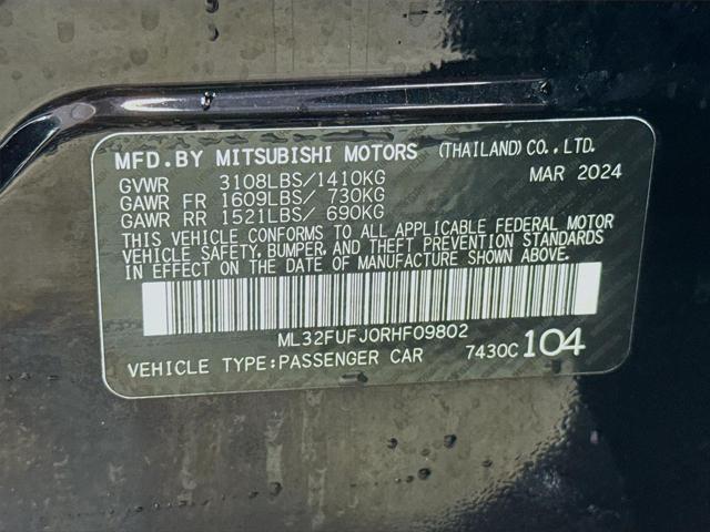 2024 Mitsubishi Mirage G4 Black Edition