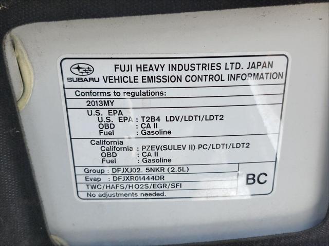 2013 Subaru Outback 2.5i Limited