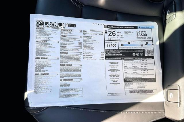 2026 Volvo XC60 B5 Ultra Black Edition