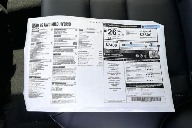 2026 Volvo XC60 B5 Ultra