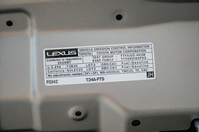 2026 Lexus TX 350 Premium