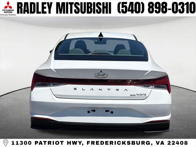 2023 Hyundai Elantra Hybrid Blue