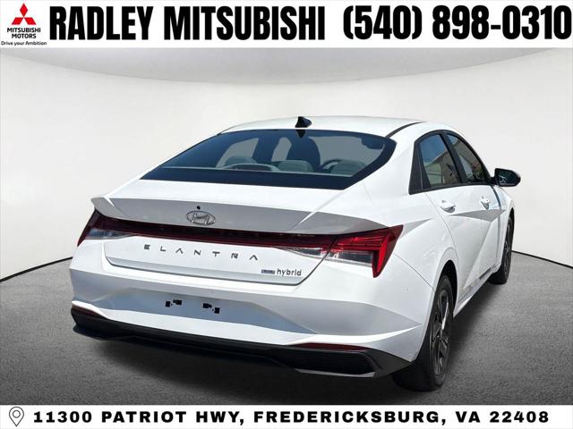 2023 Hyundai Elantra Hybrid Blue