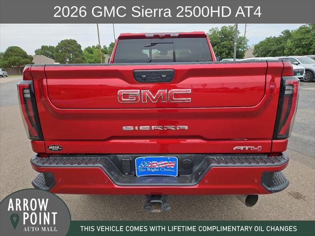 2026 GMC Sierra 2500HD Crew Cab, Standard Bed, AT4, 4WD