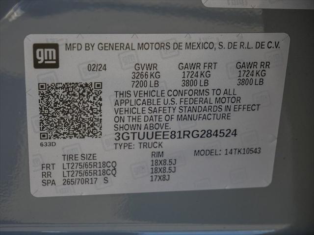 2024 GMC Sierra 1500 4WD Crew Cab Short Box AT4