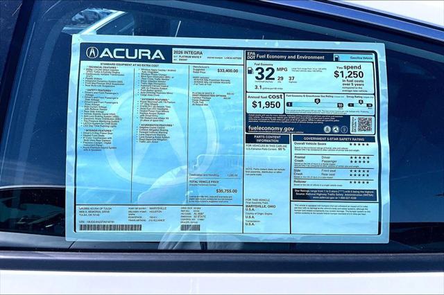 2026 Acura Integra FWD