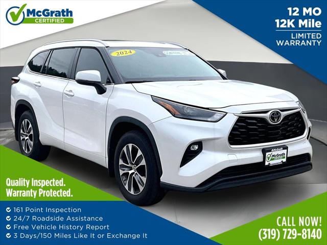 2024 Toyota Highlander XLE for sale in DUBUQUE, IA