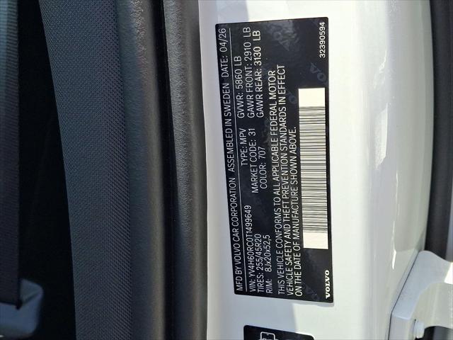 2026 Volvo XC60 Plug-In Hybrid Plus, T8 AWD Electric/Gasoline, Dark