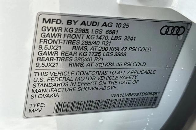 2026 Audi Q7 Premium Plus TFSI quattro tiptronic