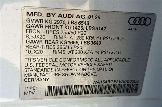 2027 Audi Q6 e-tron Premium Plus