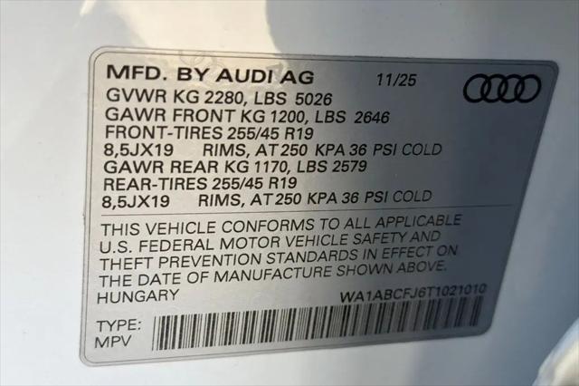 2026 Audi Q3 TFSI quattro S tronic