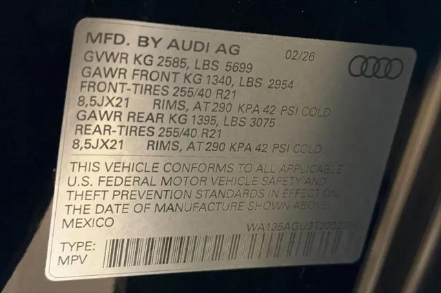 2026 Audi SQ5 Presige TFSI quattro S tronic