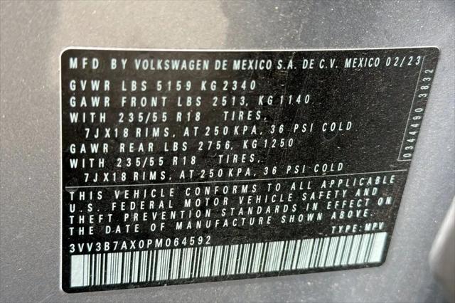 2023 Volkswagen Tiguan 2.0T SE