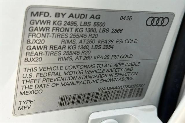2025 Audi Q5 Prestige TFSI quattro S tronic