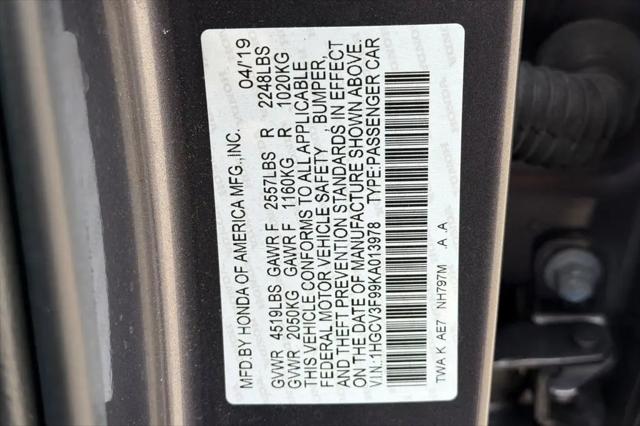 2019 Honda Accord Hybrid Touring