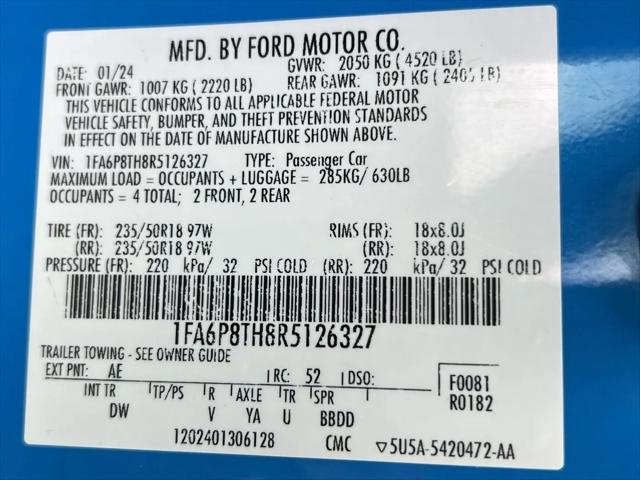 2024 Ford Mustang EcoBoost Fastback
