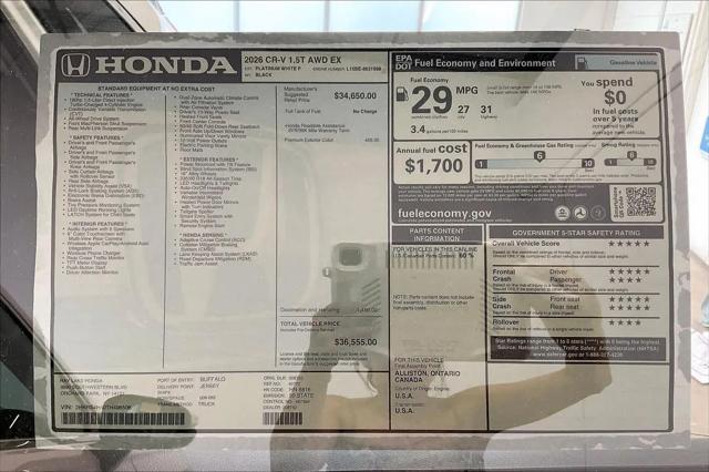2026 Honda CR-V EX AWD