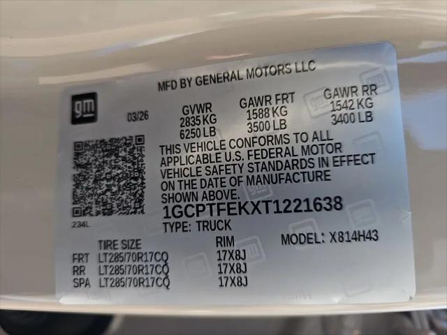 2026 Chevrolet Colorado ZR2, 4WD