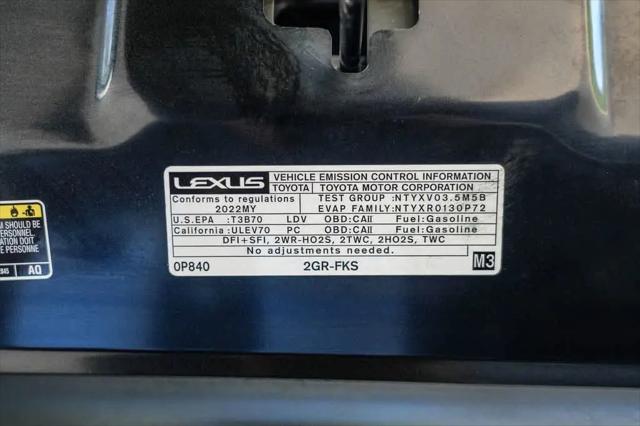 2022 Lexus ES 350 ES 350