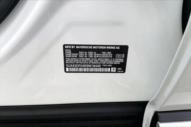 2024 BMW X3 sDrive30i