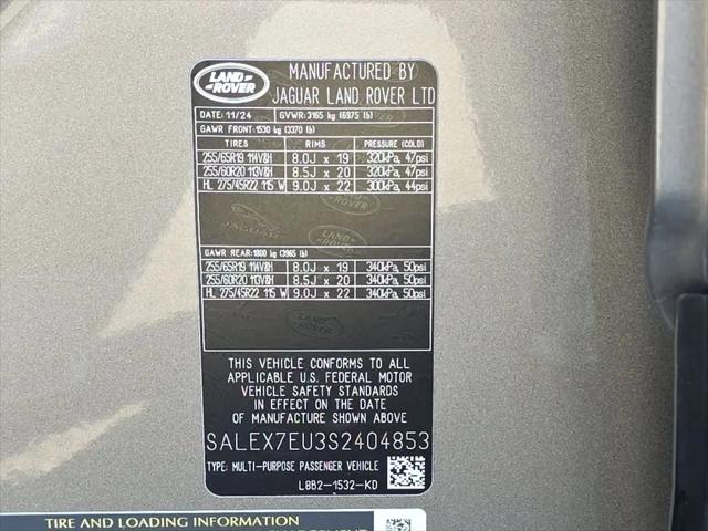 2025 Land Rover Defender 110 P400 X