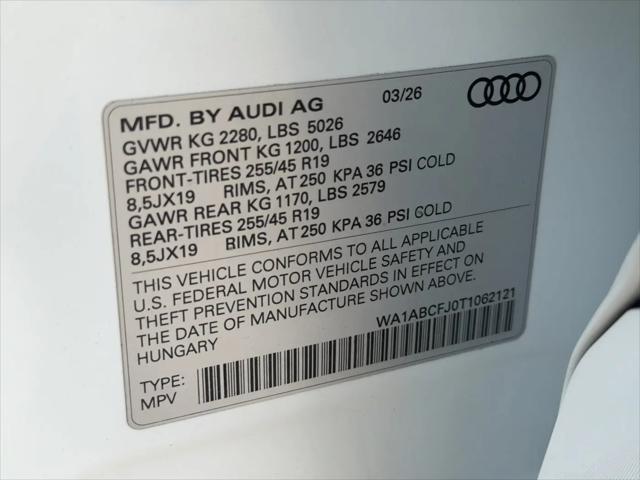 2026 Audi Q3 TFSI quattro S tronic