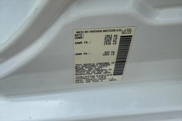 2022 Nissan Altima SR FWD