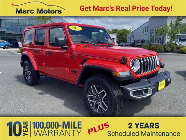 2025 Jeep Wrangler 4-Door Sahara 4x4 for sale in Sanford, ME