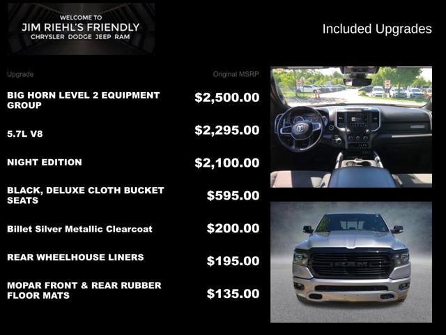 2021 Ram 1500 Big Horn Crew Cab 4x4 5'7" Box