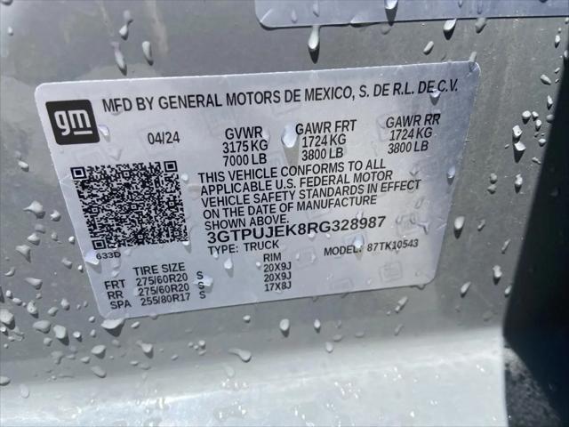 2024 GMC Sierra 1500 4WD Crew Cab Short Box Elevation with 3VL