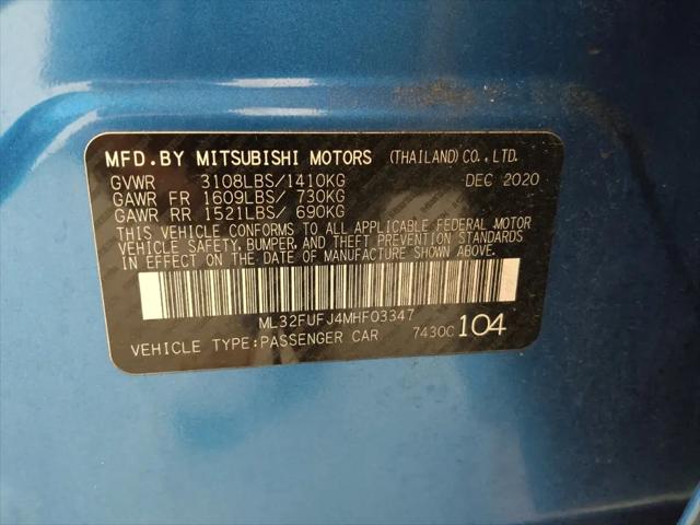 2021 Mitsubishi Mirage G4 ES