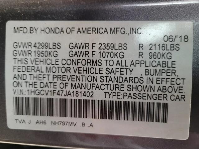 2018 Honda Accord EX