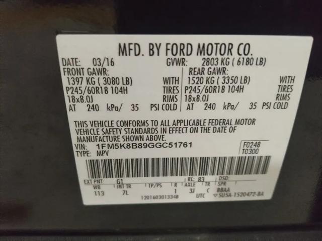 2016 Ford Explorer Base