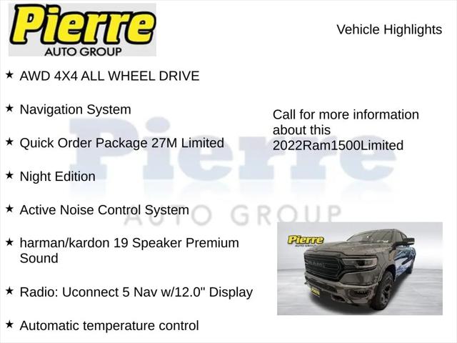 2022 Ram 1500 Limited Crew Cab 4x4 6'4" Box