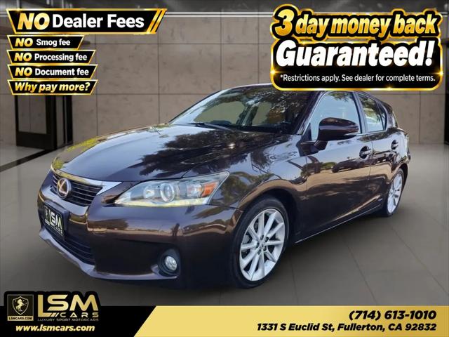 2012 Lexus CT 200h Premium for sale in Fullerton, CA