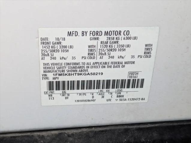 2019 Ford Explorer Platinum