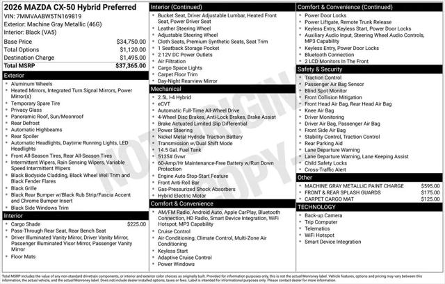 2026 Mazda CX-50 Hybrid Preferred