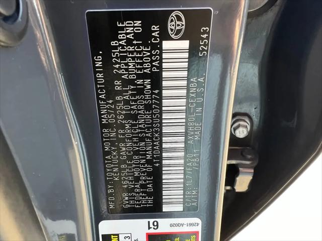 2025 Toyota Camry LE