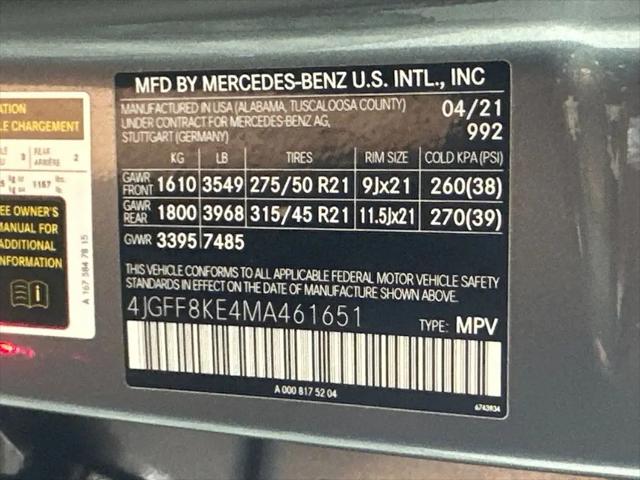 2021 Mercedes-Benz GLS AMG GLS 63 4MATIC