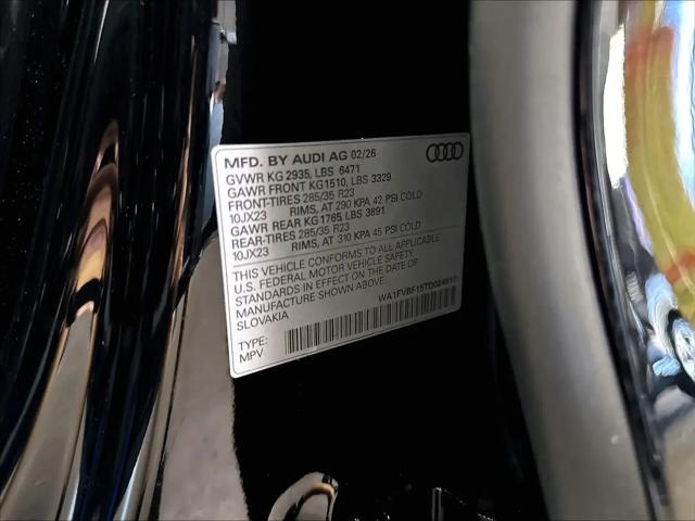 2026 Audi Q8 Prestige Plus 55 TFSI quattro Tiptronic