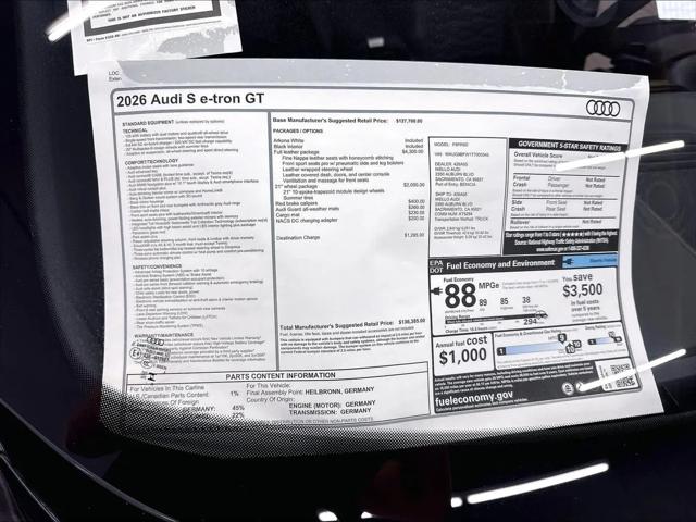 2026 Audi e-tron GT Premium Plus quattro