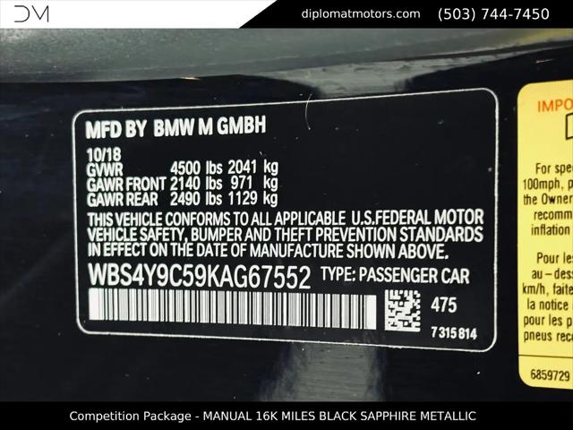 2019 BMW M4 Standard