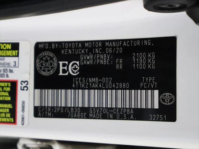 2020 Toyota Camry XSE V6