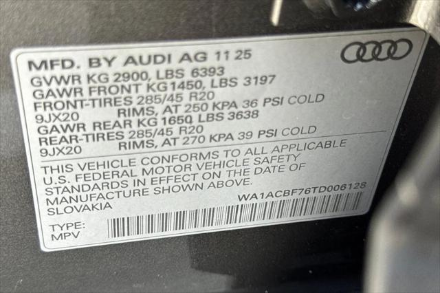 2026 Audi Q7 Premium 45 TFSI quattro tiptronic