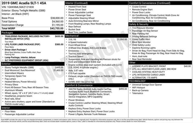 2019 GMC Acadia SLT-1