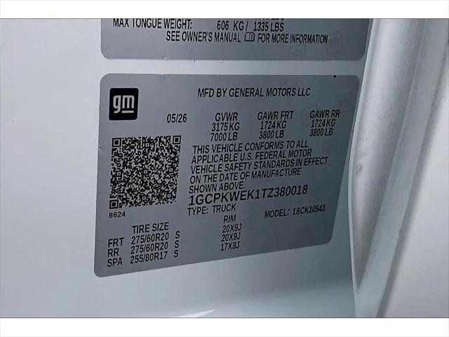 2026 Chevrolet Silverado 1500 4WD Crew Cab Short Bed RST