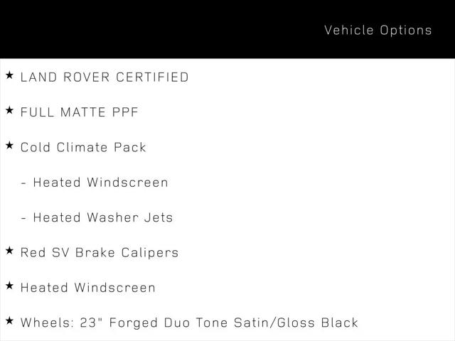 2025 Land Rover Range Rover Sport P635 SV Edition Two