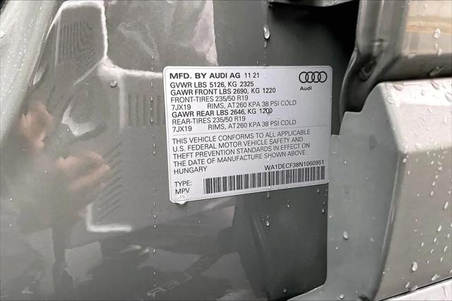 2022 Audi Q3 Premium 45 TFSI S line quattro Tiptronic