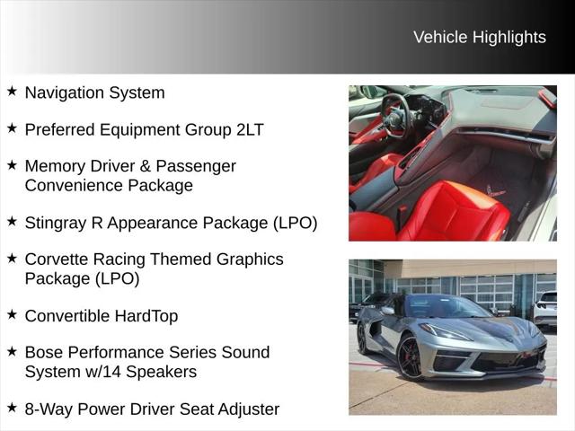 2023 Chevrolet Corvette Stingray RWD Convertible 2LT