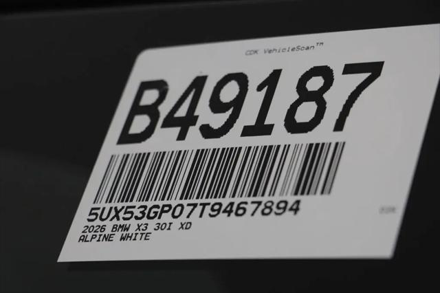 2026 BMW X3 30 xDrive